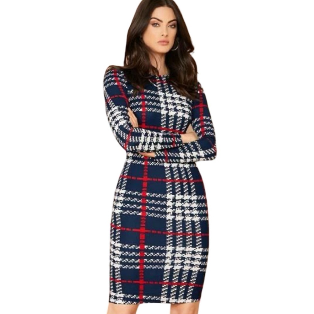 Shein Plaid Dress